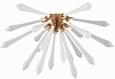 mid century modern flush mount ceiling fan