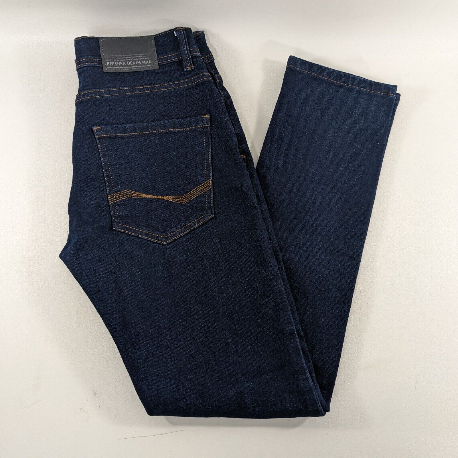 Bershka Slim Fit Blue Denim Jeans Mens Size 28x30 - image 1