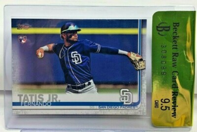 Fernando Tatis Jr. 2019 Topps RC Rookie Card #410 - BGS/RCR 9.5 GEM MINT  PADRES