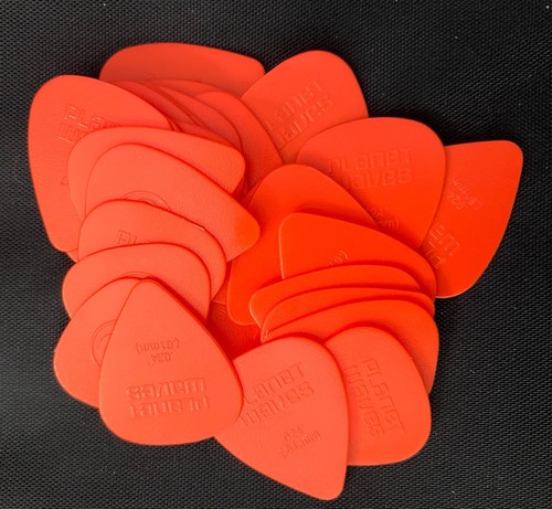 Planet Waves Guitar Pick .61mm Orange Light Thin Delflex (Single - 1) NEW - 第 2/3 張圖片