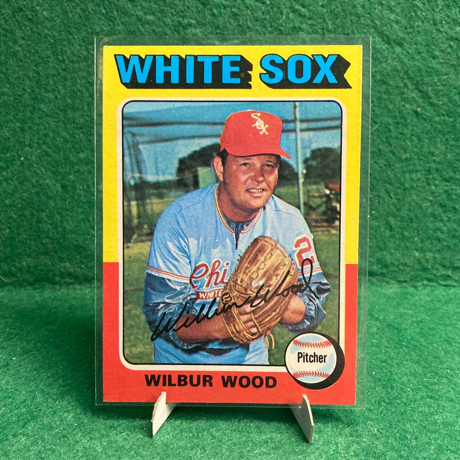 1975 Topps Baseball / Wilbur Wood #110