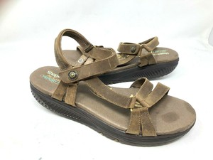 skechers sandals brown