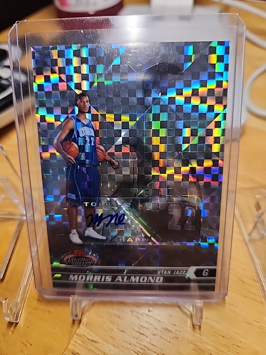MORRIS ALMOND 2007-08 TOPPS STADIUM CLUB X-FRACTOR RC AUTO #125