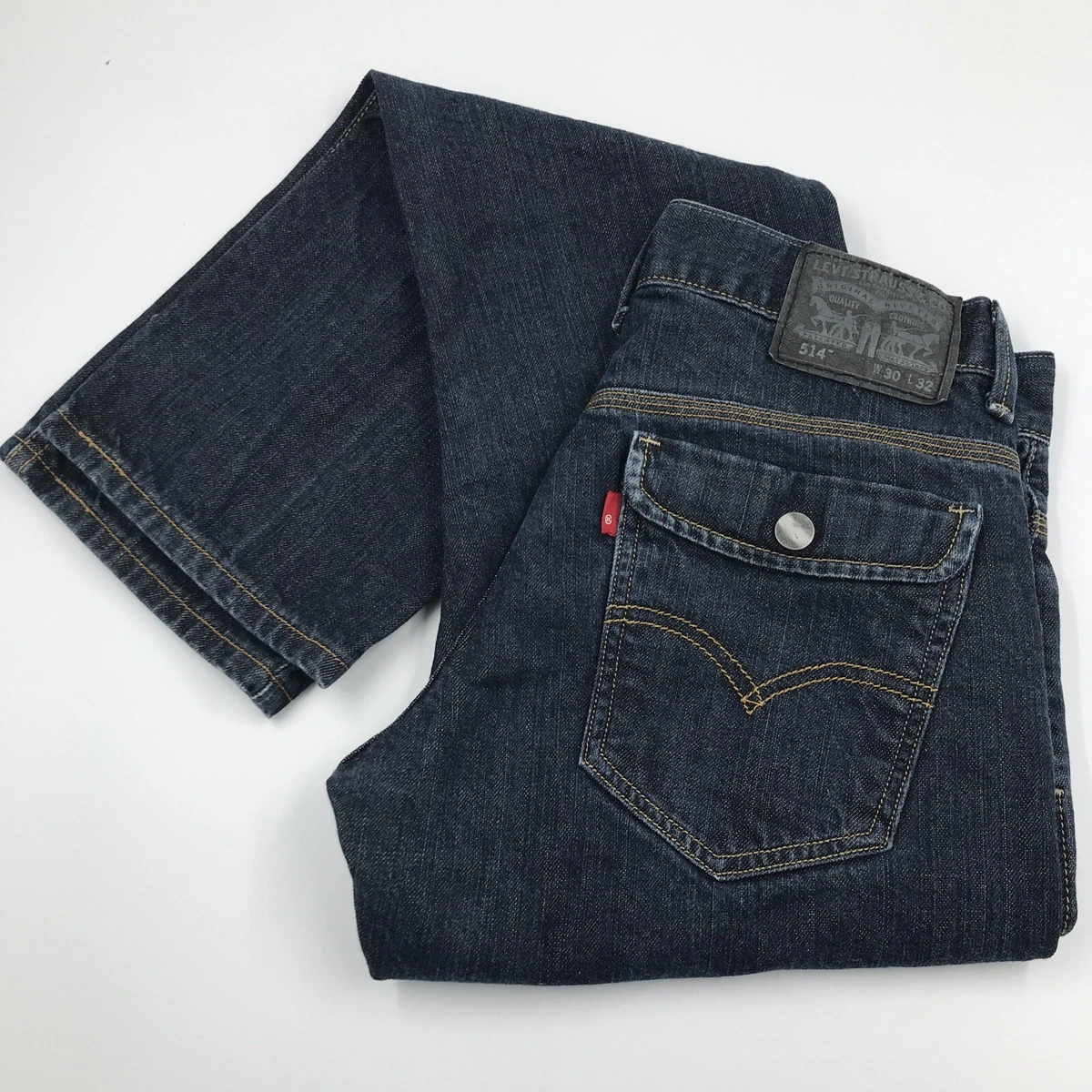 Levis 514 dark blue sales