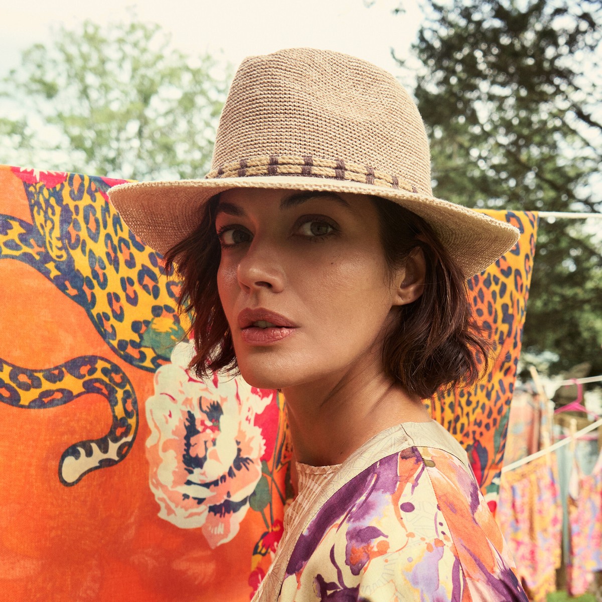 Powder - Natalie Natural with Rope Band Hat with Powder  display picture 2