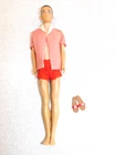 Barbie:  VINTAGE Brunette "SHORTY" STRAIGHT LEG KEN Doll No Box!