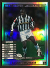 2001-02 Panini WCCF Best Eleven E05 Lilian Thuram rare Juventus refractor card