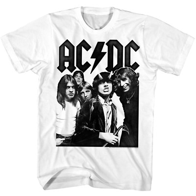 AC/DC cd cvr HIGHWAY TO HELL Official WHITE SHIRT LRG New angus young