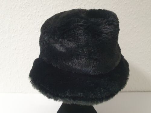 KANGOL Faux Fur Bucket Hut Casual Mütze Anglerhut Fischerhut Kunstfell Flauschig - Bild 16 von 27