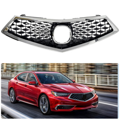 Fit 2018 2019 2020 Acura TLX Front Bumper Black w/chrome Grille Grill Assembly