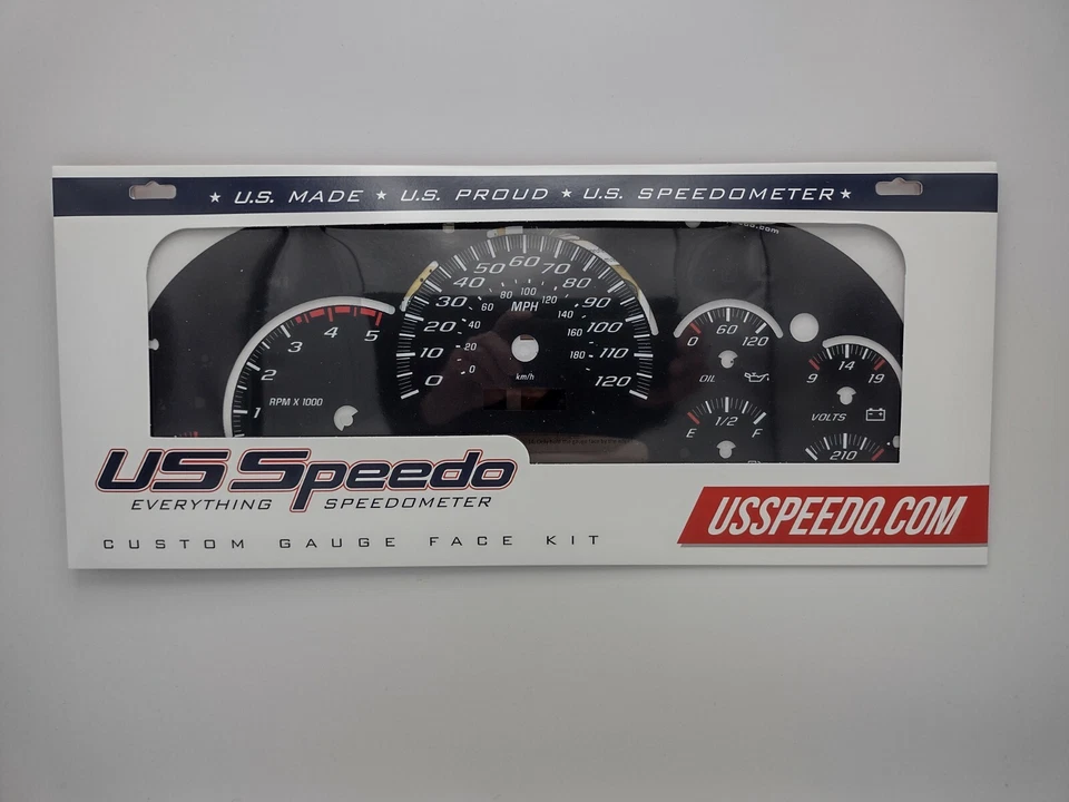Superposición facial calibre negro Speedo Daytona EE. UU. 03 04 05 Duramax diésel edición LED Foto 3 de 4