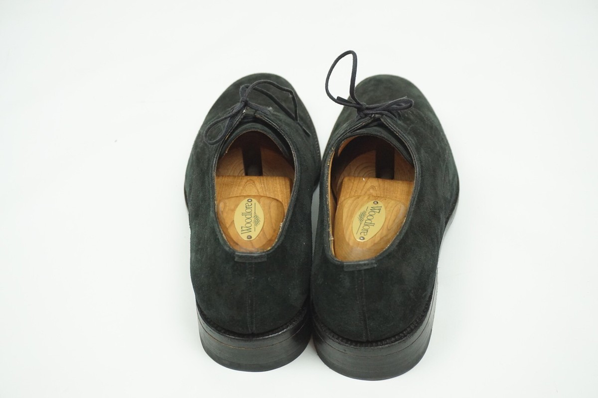 J.M. Weston Black Suede Nubuck Leather Mens Dress Shoes Sz  display picture 2
