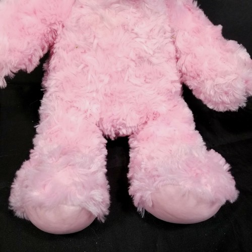 Build a Bear Pink Swirl Fur Heart Nose Plush 16" Stuffed Animal Valentines Day - Picture 3 of 8
