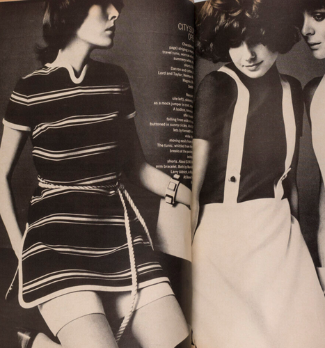 Heide Wiedeck EASTER ISLANDS Chile BILL BRANDT Harpers Bazaar May 1969 vtg INDIA - Picture 11 of 14