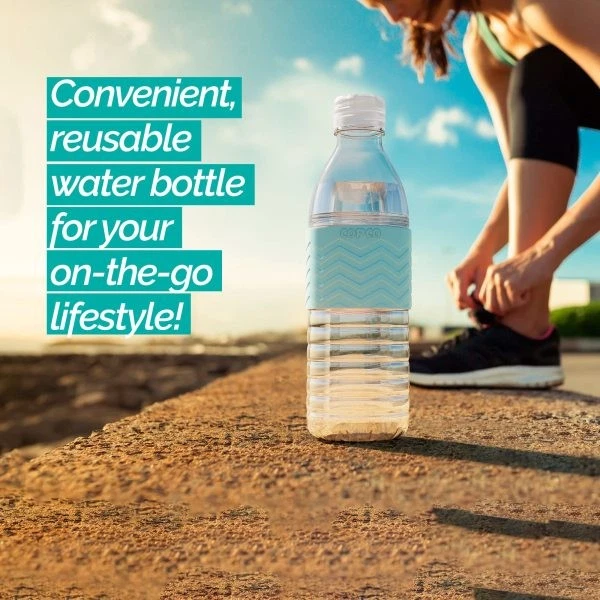 Botella de agua reutilizable Copco Hydra con tapa 2510-2182 Robins Egg Blue 16,9 oz Foto 2 de 4