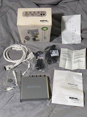 Matrox MX37550 Portable Digital Video/Audio Output For Mac Used- Not Tested