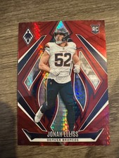 2024 Panini Phoenix - Rookies Jonah Elliss #207 Red Hyper /140 (RC)