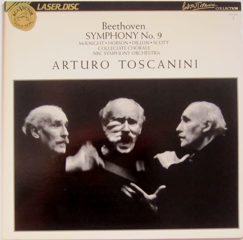 Laserdisc: Toscanini conducts Beethoven’s Ninth Symphony