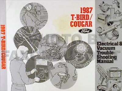 1987 Thunderbird Cougar Elektrisch Troubleshooting Manuell Ford Mercury Wiring