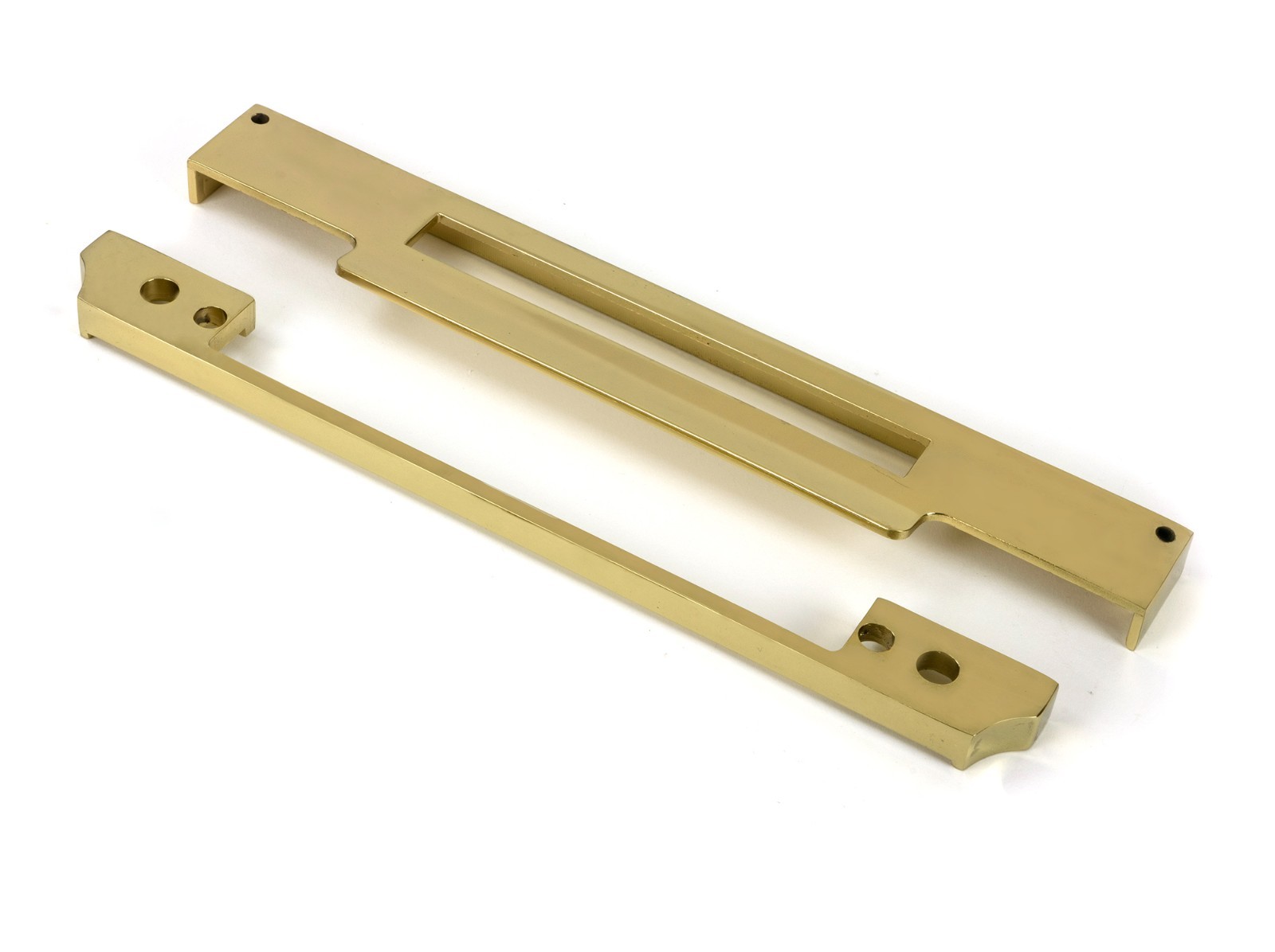 From The Anvil 51810 Polished Brass 0.5"" Rebate Kit for Euro Din Sash Lock