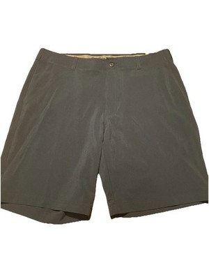 Ben Hogan Mens Golf Shorts 38 Black NWT Stretch Performance UPF 50 Flat Front