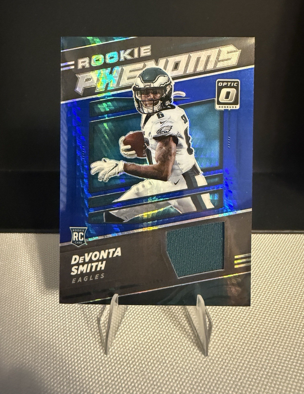 2021 Donruss Optic DeVonta Smith Rookie Phenoms #RP-5 Blue Hyper