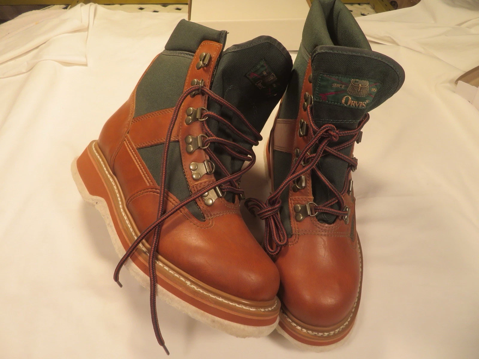 Decorative Orvis Wading Shoes, Size 9, 30 Years Old, Never Used! #6761