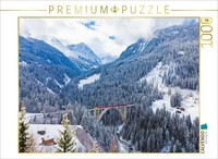 Calvendo Puzzle The Rhaetian Railway On The Langwies Viaduct | 1000 Pieces, Fini