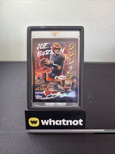 Joe Burrow #KAI-4 2025 Topps Chrome Kaiju card