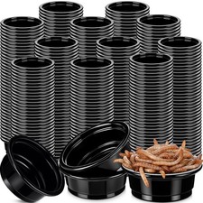 1000 Pcs 0.5 oz Gecko Feeding Cups Small Gecko Food and Water Cups Reptile Fe...