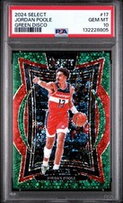 2024-25 Panini Select Concourse Jordan Poole #17 Green Prizm /5