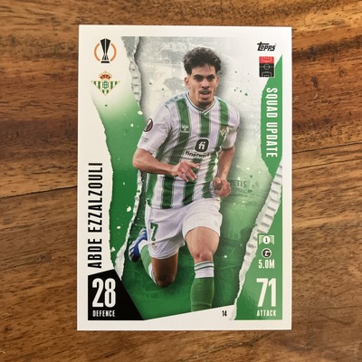 Match Attax Extra 2023/24 Abde Ezzalzouli Kader Update (Beschreibung lesen)