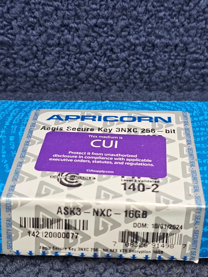 Apricorn ASK3-NXC-16GB: Aegis Secure Key 3NXC 256-Bit Type C Flash Drive - Image 2 of 4