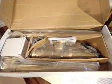 Artiwell 1-1/2 Brass Tub Bath Drain Kit Tip-Toe Stopper Brushed Nickel #629919BN