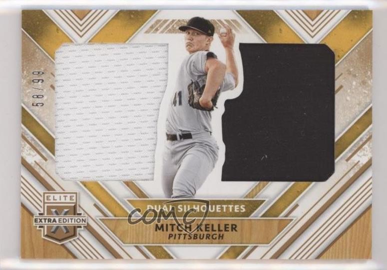 2018 Panini Elite Extra Edition Dual Silhouettes Gold 58/99 Mitch Keller hg6