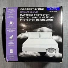 Protect A Bed Dream Cloud Mattress Protector King Waterproof Breathable Tencel