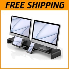 Adjustable Monitor Stand Riser with Storage Drawer