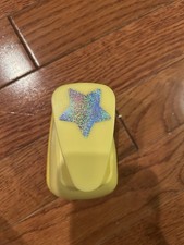 Marvy Uchida Star Paper Punch 1.25" Yellow Shape Arts And Crafts