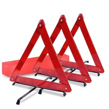 DSV Standard Warning Triangles, Reflective Triangles with Reinforced Cross...