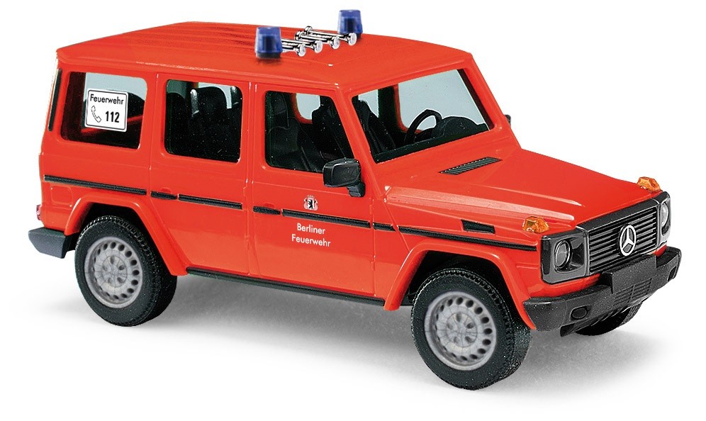 Busch 51436 - 1/87 / H0 Mercedes-G 90, Fire Department Berlin - New