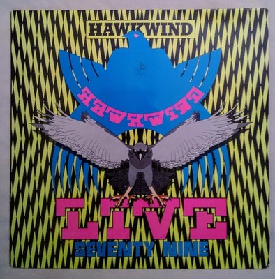 Hawkwind Live Seventy Nine Record LP 1980 UK Pressing Bron527 Vg/ Vg+ Condition 