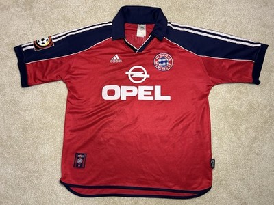 BAYERN MUNCHEN 1999 2001 HOME FOOTBALL JERSEY ADIDAS VINTAGE #10