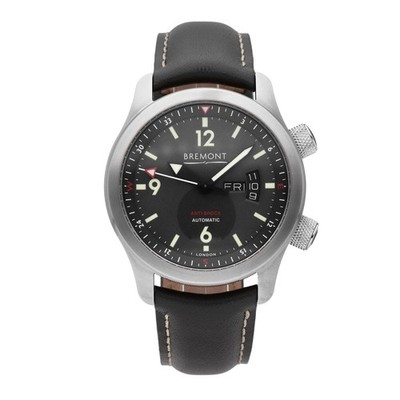 Bremont U-22 Stainless Steel Grey Dial 43mm Automatic Mens Watch U22-R-S