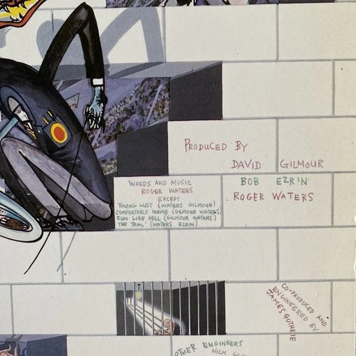 PINK FLOYD - The WALL - 1st PRESS 2 x VINYL LP - NO MASON / WRIGHT on sleeve