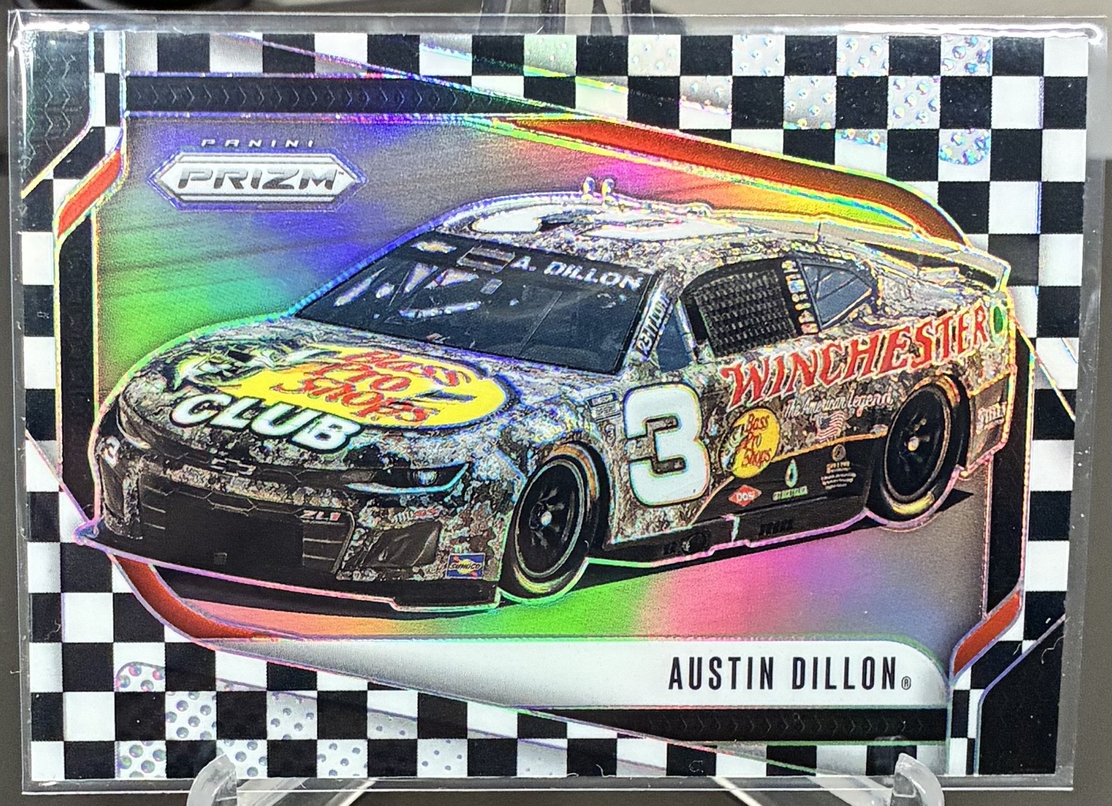 2025 Panini Prizm - Rides Austin Dillon #139 Checkered Flag Prizm /75