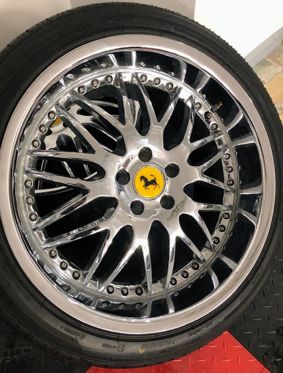 Set of 4 Ferrari Scuderia 19" Rims Grey Corsa 226576 226580