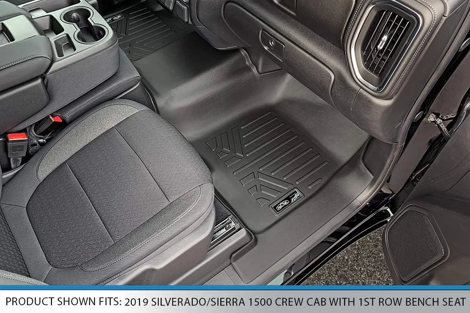 Conjunto de tapetes MAXLINER ajuste personalizado forro de 2 fileiras preto compatível com - Imagem 3 de 4