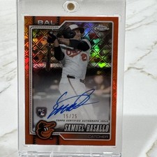 2026 Topps Chrome Logofractor Orange 15/25 Au...