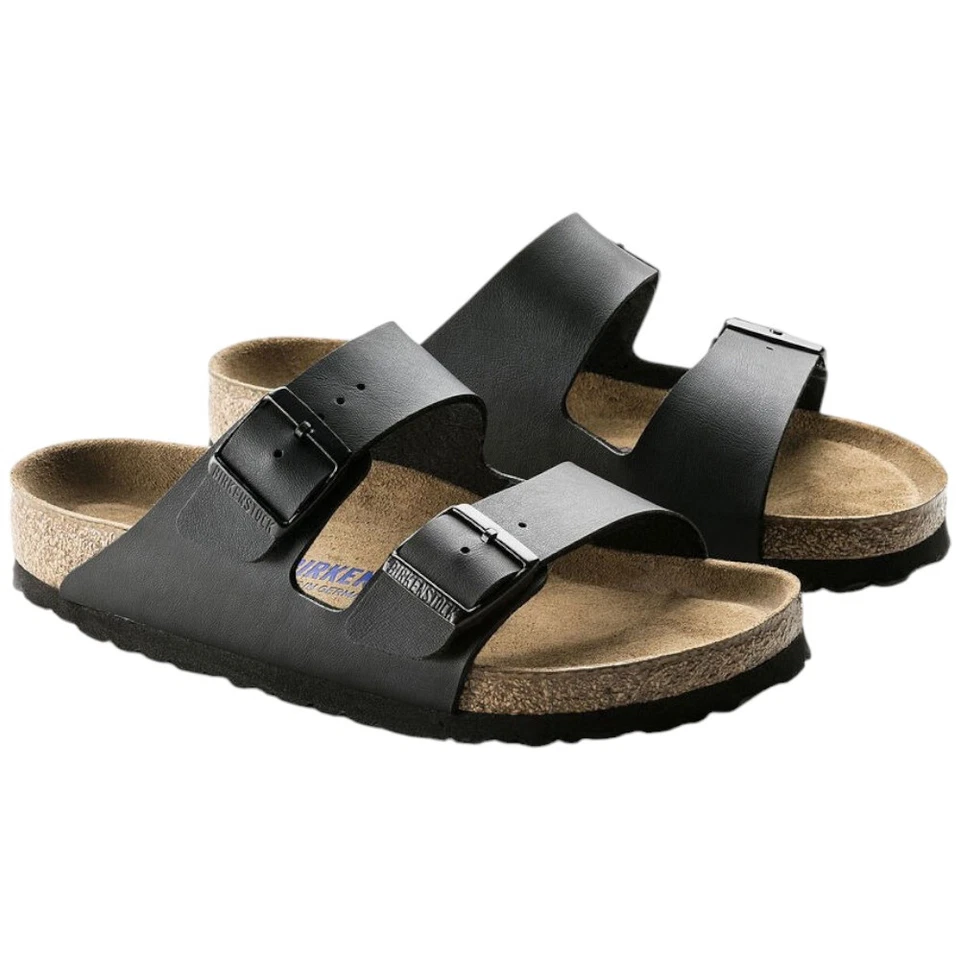 Chaussons Birkenstock Arizona Noir Unisexe 551253 Sandales Neuf - Photo 4/4