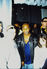 1990s Mike Tyson Boxing Champion Leather Jacket Celebrity Adult Expo 35mm Slide